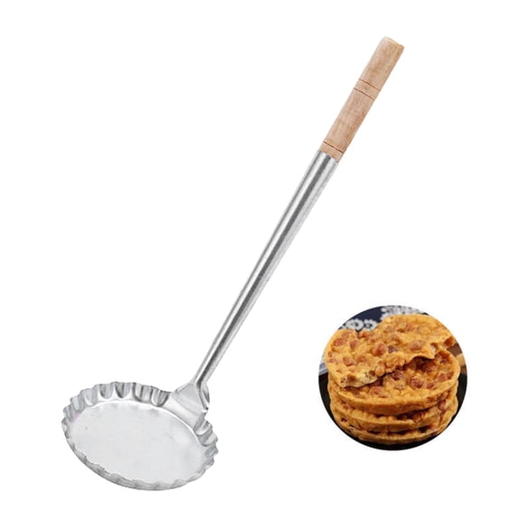 Raindrops Frying Oil Pier Mold High Performance Spoon 33X12X12CM Silver