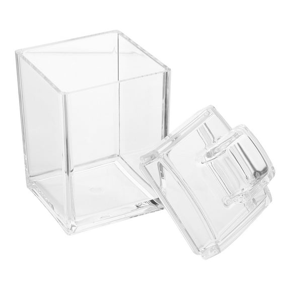 Raindrops Frying Seasoning Container Acrylic Easy to Open and Close 8X3.1X6.5in 1Pack