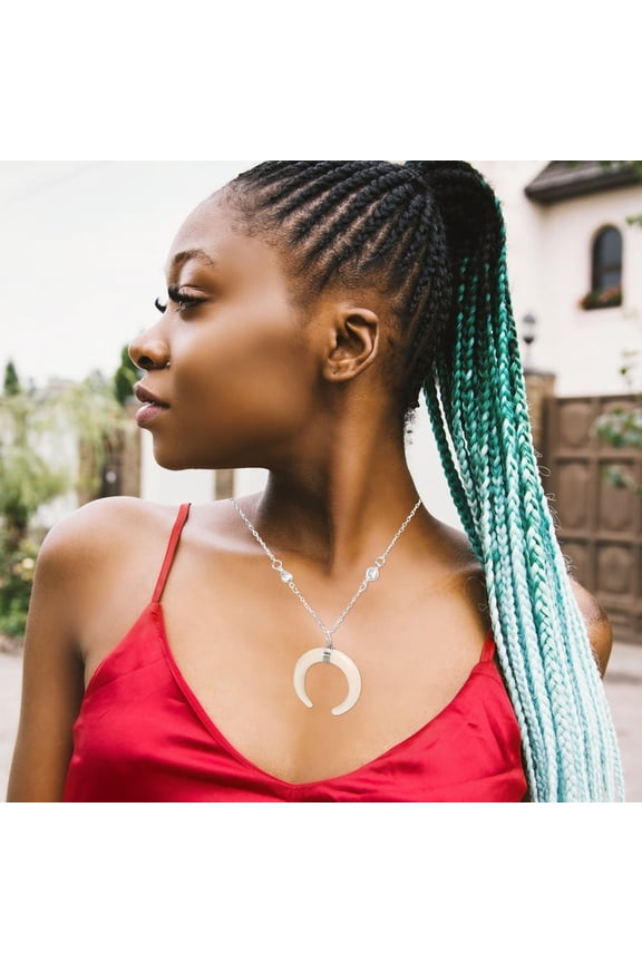 Moon Choker Necklace Moon Phase Decoration 1Pack