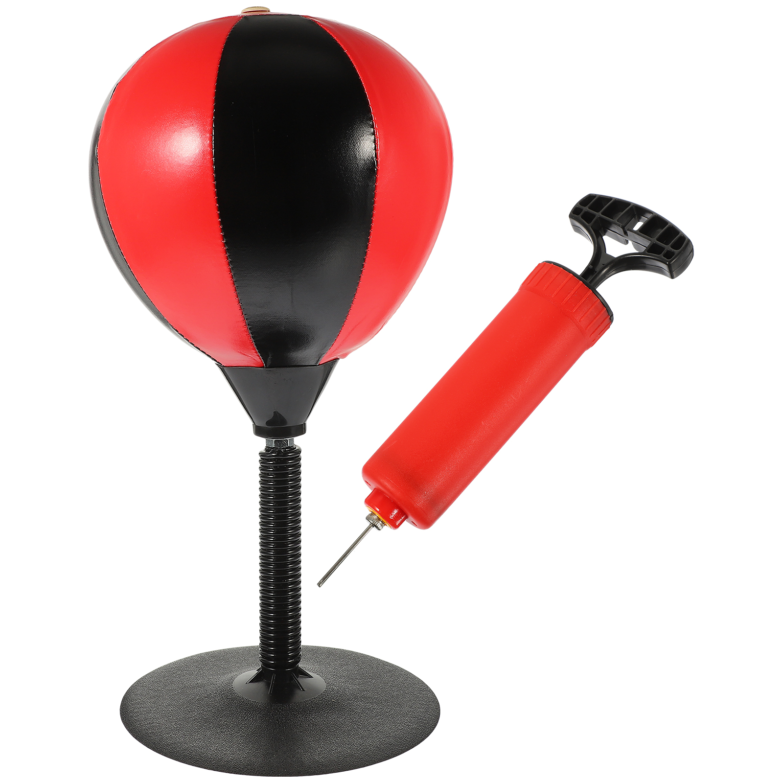 LABRIMP 1Set Inflatable Stress Relief Boxing Bag with Stand for Office and Home Desk