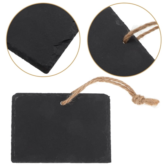 Raindrops Garden Label 1Set Black For Tree Identification And Outdoor Use