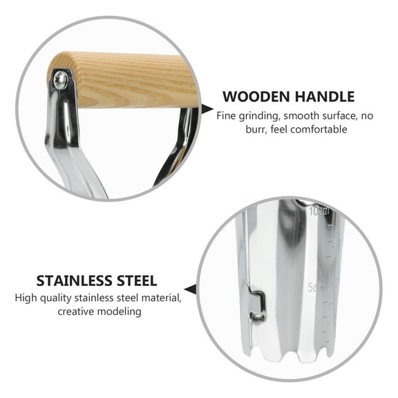 Raindrops Garden Tool 1Pcs Transplanting Tube for Outdoor Gardening Plant Transferring 11.8x4.5x2.4in