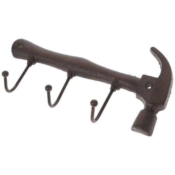 Raindrops Coat Rack Dark Brown 1Set 10.0X5.1X2.0In