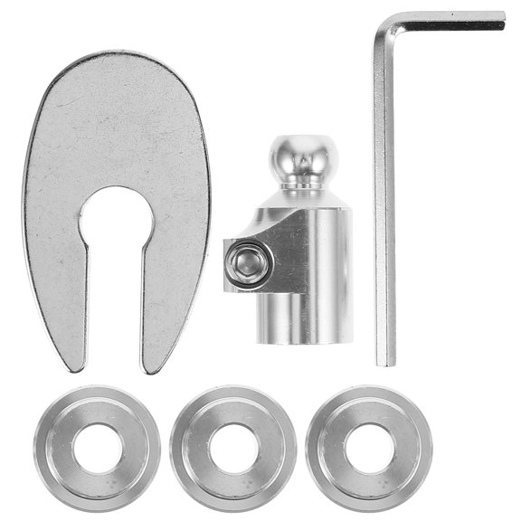 Raindrops Gear Shift Knob Boot Retainer 1 Set Metal Car Quick Release Adapter 6.00X3.50X0.20CM