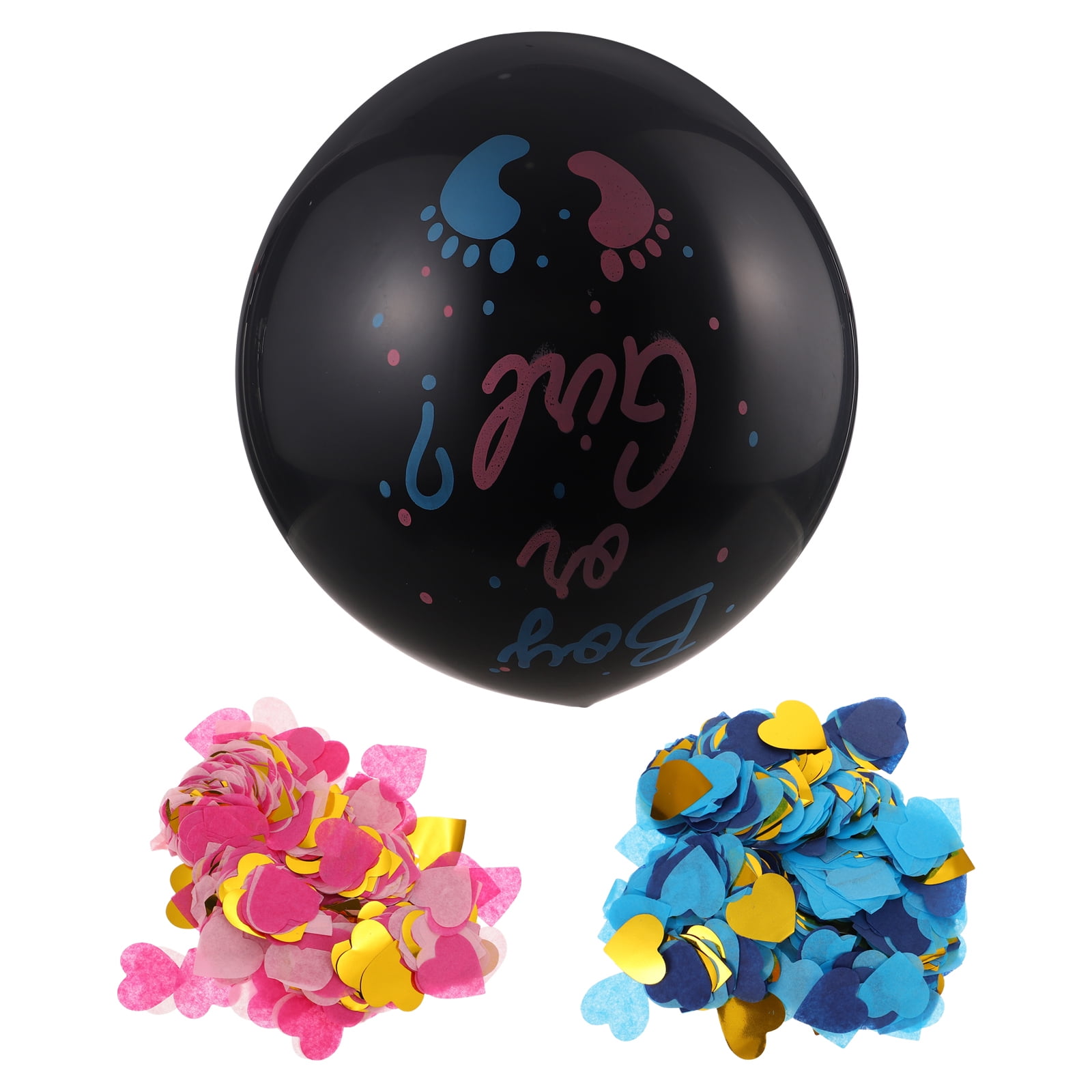 Raindrops Assorted Color Gender Reveal Balloon Set for Decor Celebrate Boy or Girl Balloons 1 Set