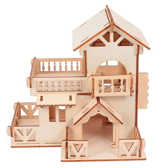Raindrops Gerbil Playhouse Cage Toy Hamster Villa Small Animal Shelter 18.00X18.00X16.00CM
