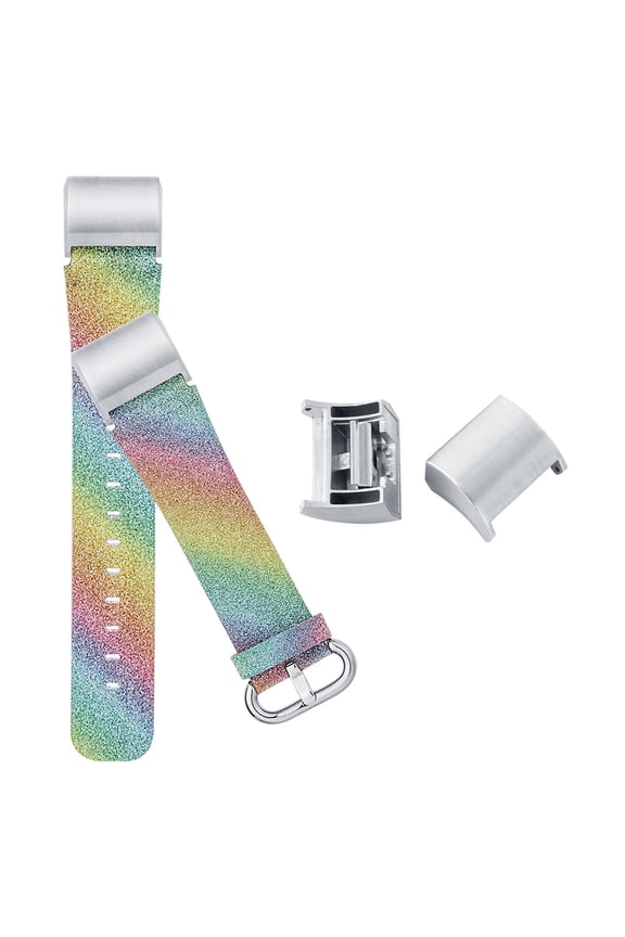 Women Watch Straps Adjustable Leather Rainbow 1PC