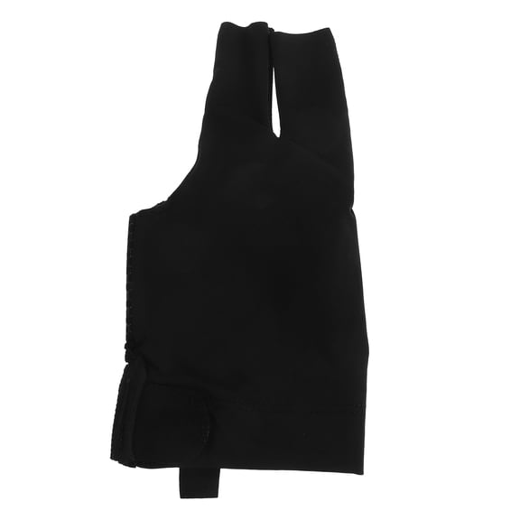 Raindrops Elastic Black Snooker Glove for Left Hand Breathable Comfortable Wear Resistant Material