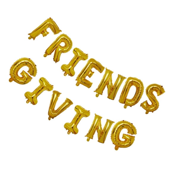 Raindrops 1Set Friends Giving Balloon Aluminium Foil Golden Party Decoration for Photos