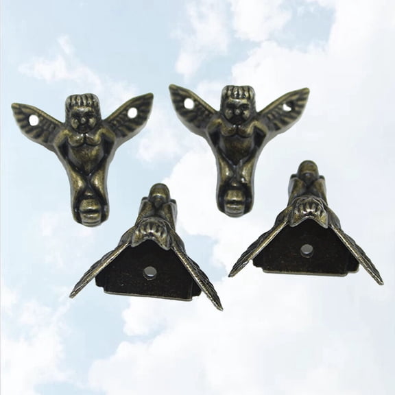 Raindrops Golden Angel Legs Furniture Support Leg Made of Zinc Alloy for Home Office Use 8 Pieces