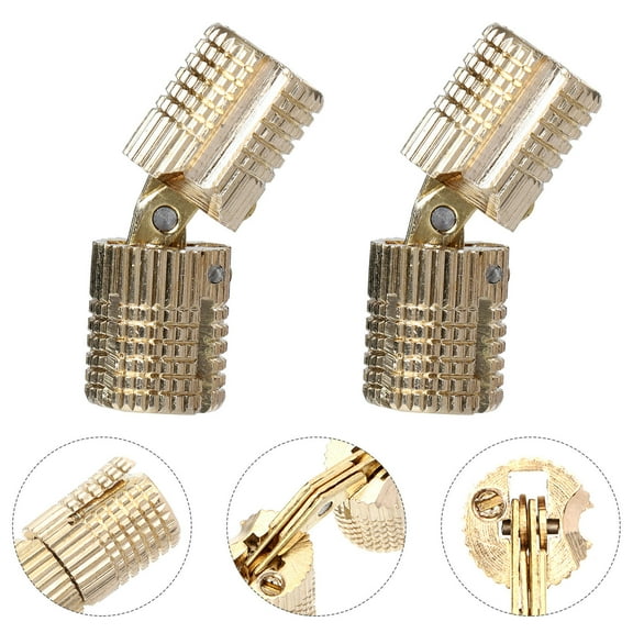 Raindrops Furniture Hinges Decorative Hinge Brass 2Pcs