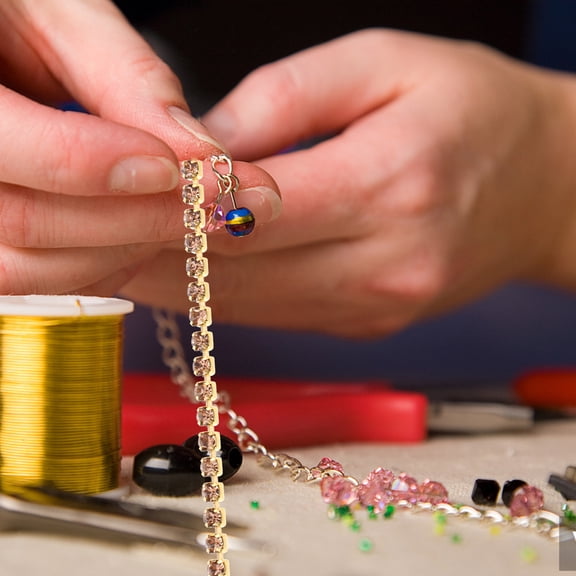 FOMIYES Multi-Color Rhinestone Glass Chain Trim for Craft Decoration, Sparkling Embellishment Accessory for Projects