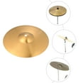 thumbnail image 1 of Raindrops Golden Cymbals Piece 1Pcs Resistance and Drummers, 1 of 8