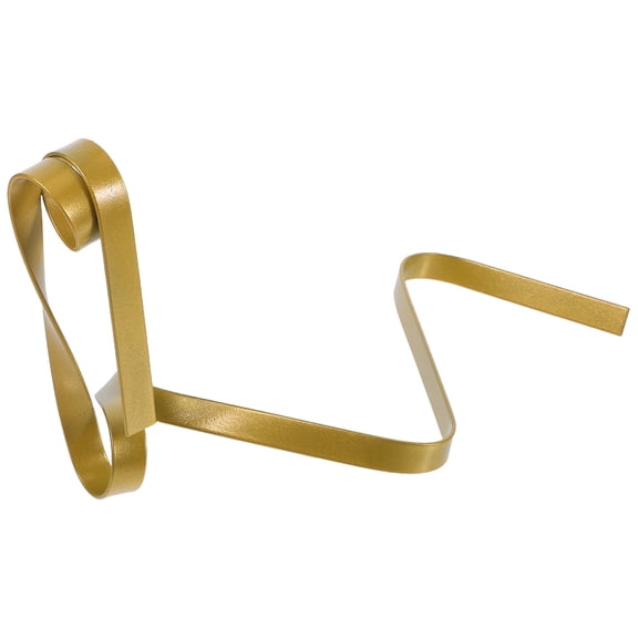 Raindrops Golden Iron Wine Rack for Storage with Ribbon Support Suitable for Various Bottle Sizes Cool Desktop Decoration