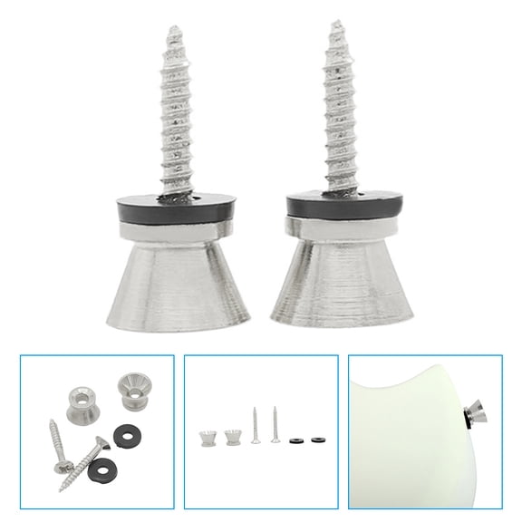 CRILSTYLEO Strap Locks Guitar Metal 1 Pair