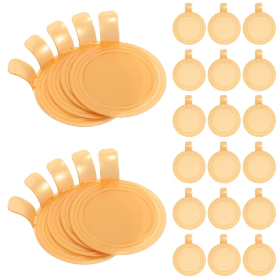 Raindrops Golden Plastic Cake Board with Handle for Storage Perfect for Parties and Home Use 100 Pieces
