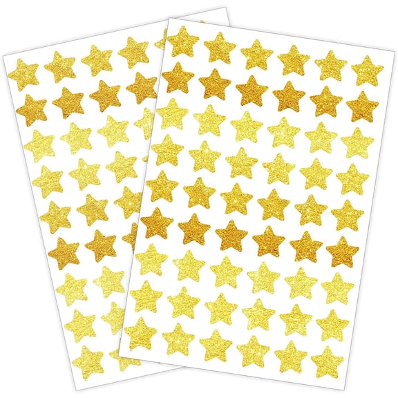 Raindrops Shiny Star Stickers for Teachers Classroom Management Tool 5 Sheets