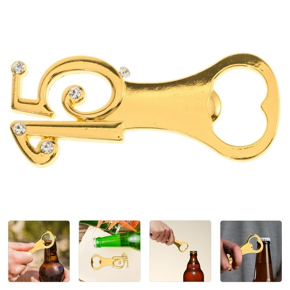 Raindrops Golden Wedding Bottle Opener 15th Birthday Party Favors Shower Supplies Decor