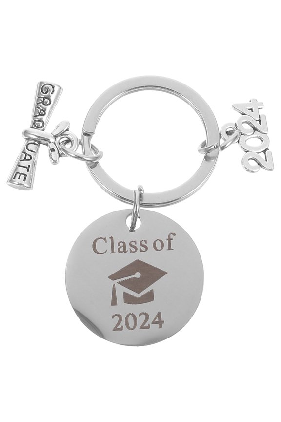 Graduation Keychain Graduation Keyring Metal Hanging Keychain Grad Souvenir Key Ring