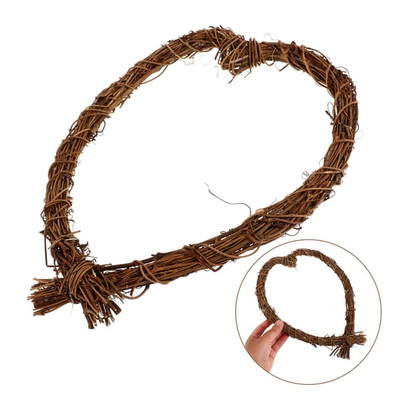 Raindrops Grapevine Rattan Wreath Frame for Floral Display 1Pack