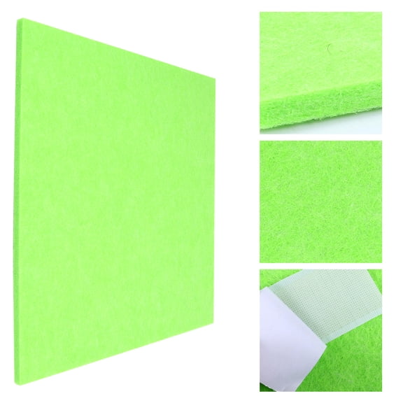 Raindrops Acoustic Panels Soundproofing Green Felt for Music Room KTV 5pcs