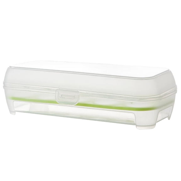 LABRIMP Green Plastic Egg Tray 10 Grid for Durable and Space-Saving Kitchen Use