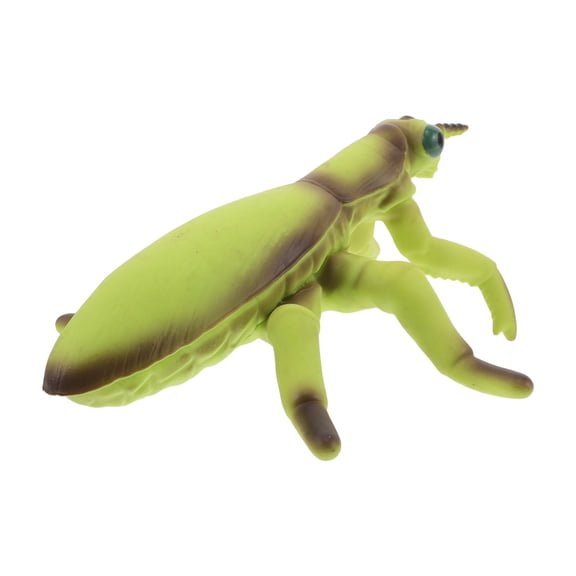 Raindrops Green Realistic Bug Figurines Made from Soft Materials for Insect Themed Decorations and Gifts