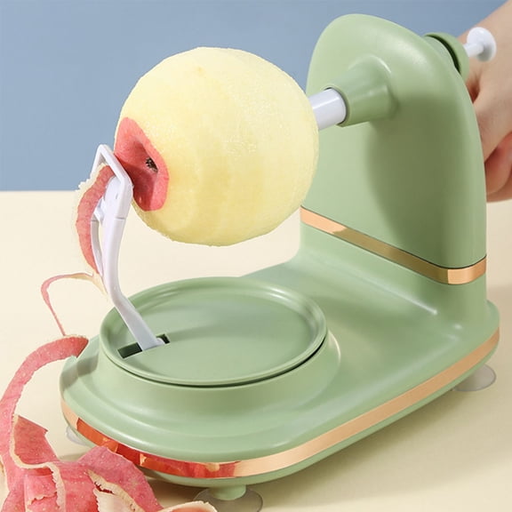 Raindrops Green Stainless Steel Handheld Fruit Peeler with Non- Grip, Easy and Safe Kitchen Tool for Efficient Peeling