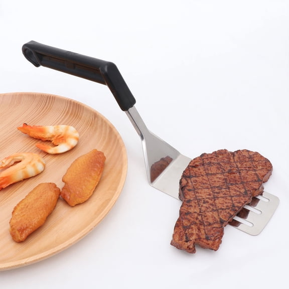 Raindrops  Griddle Accessories Grill Spatula Stainless Steel Frying Steak Turner