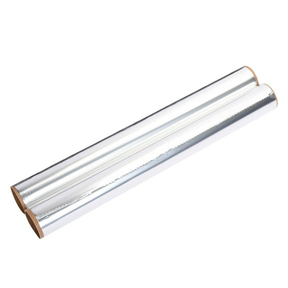 Raindrops Grilling Foil Aluminum Roll 2 Rolls 30cm 10m Long for Food Preservation