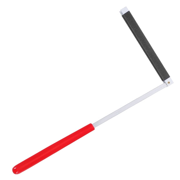 Raindrops Red Plastic Sanding Stick for Projects Fixation and Comfortable Handling