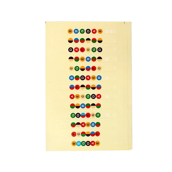 Raindrops Guitar Fret Scale Mark Sticker Fretboard Labels Tuning Acoustic