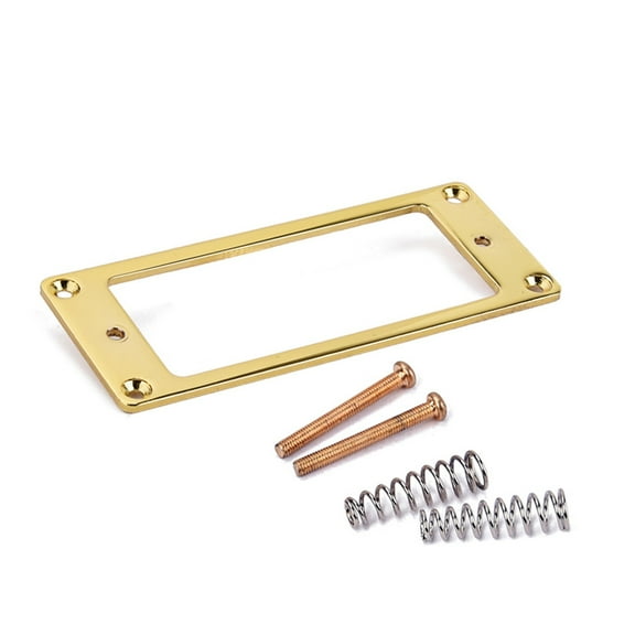 Raindrops Guitar Pickup Mounting Rings Flat Humbucker Gold Frame Golden