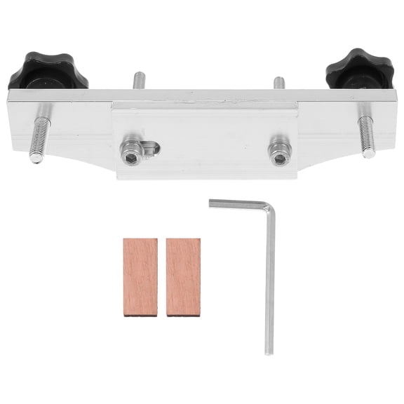 Raindrops Guitars Guitar Bridge Clip Guitar Bridge Clamp 15.7X3.7X2.4CM Silver