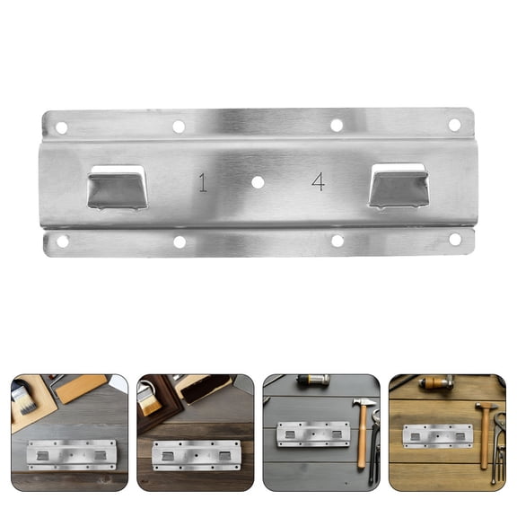 Raindrops HOMEMAXS 1 Set Range Hood Mounting Hardware Stainless Steel Bracket and Plate for Secure Professional Installation