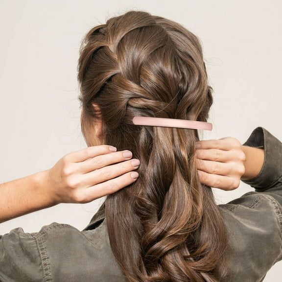 Raindrops 6Pcs Assorted Color Hair Clips for Women Slim Long Hair Accessories for Daily Wear