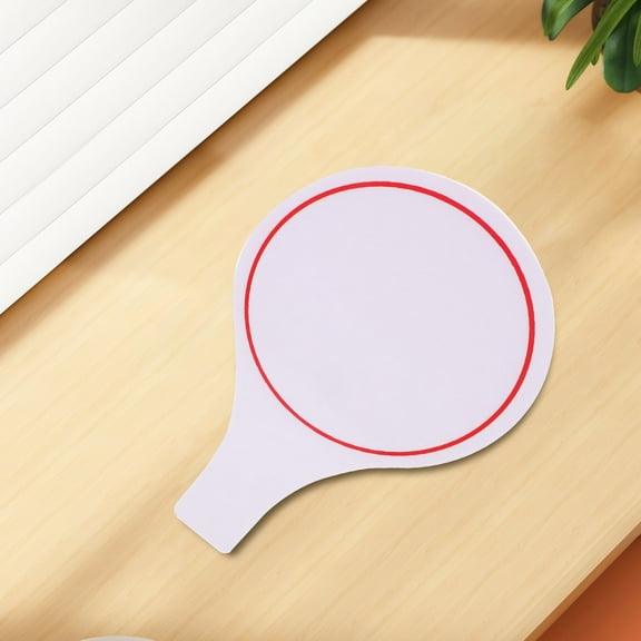 Raindrops Handheld Foam Whiteboard for Outdoor Performance Scoring and Voting with Clear Visibility and Reusable Surface .5 x 16.5 inches