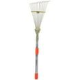 thumbnail image 1 of SHOWERORO Lightweight Silver Metal Leaf Rake for Gardening and Yard Maintenance, 1 of 8