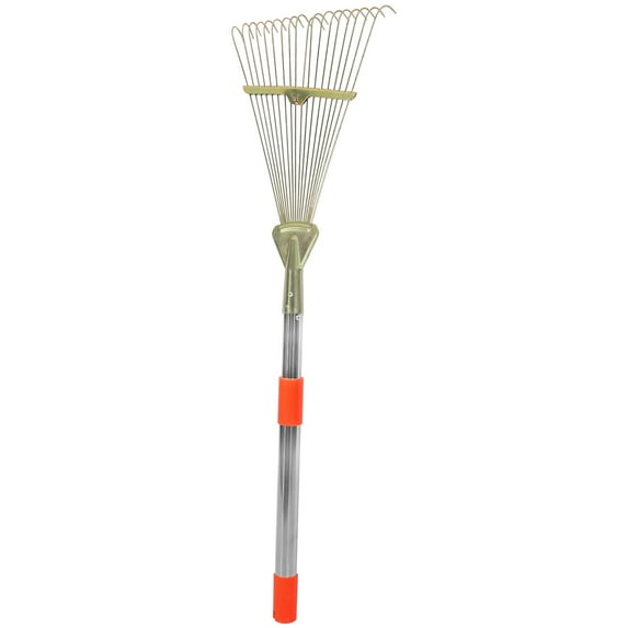 SHOWERORO Stainless Steel Rake For Leaves 1Set 47Inches