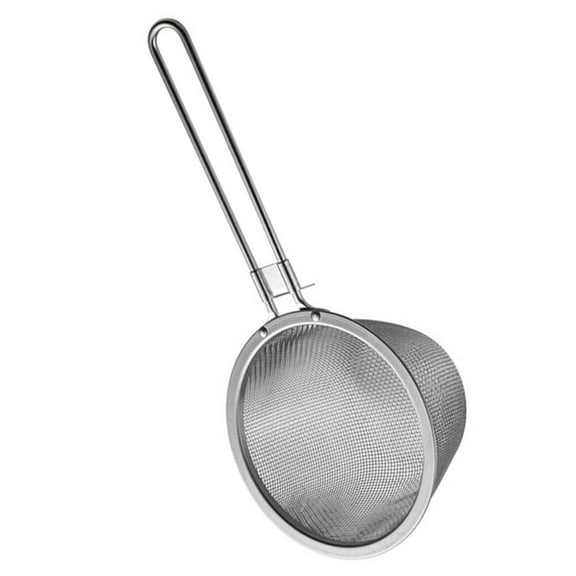 Raindrops Practical Stainless Steel Strainer with Mesh for Kitchen Cookware