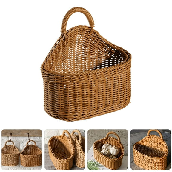 Raindrops Hanging Basket Woven Wall Basket Hanging Storage Basket Wall Woven Basket Decor