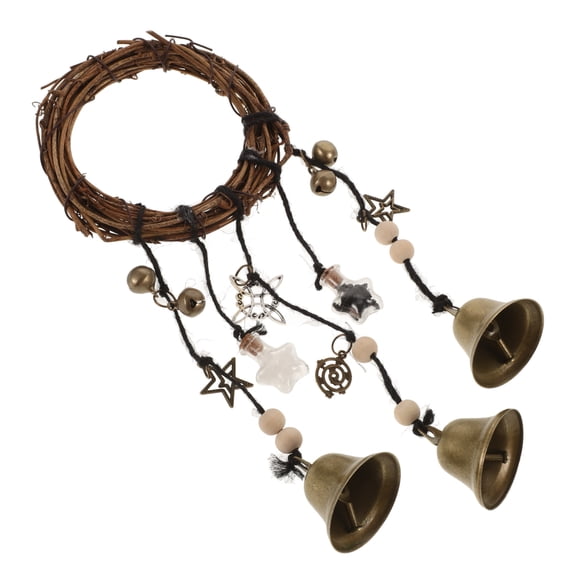 Raindrops Hanging Bell Ornament Decorative Wind Chime Jingle Knob Doorbell