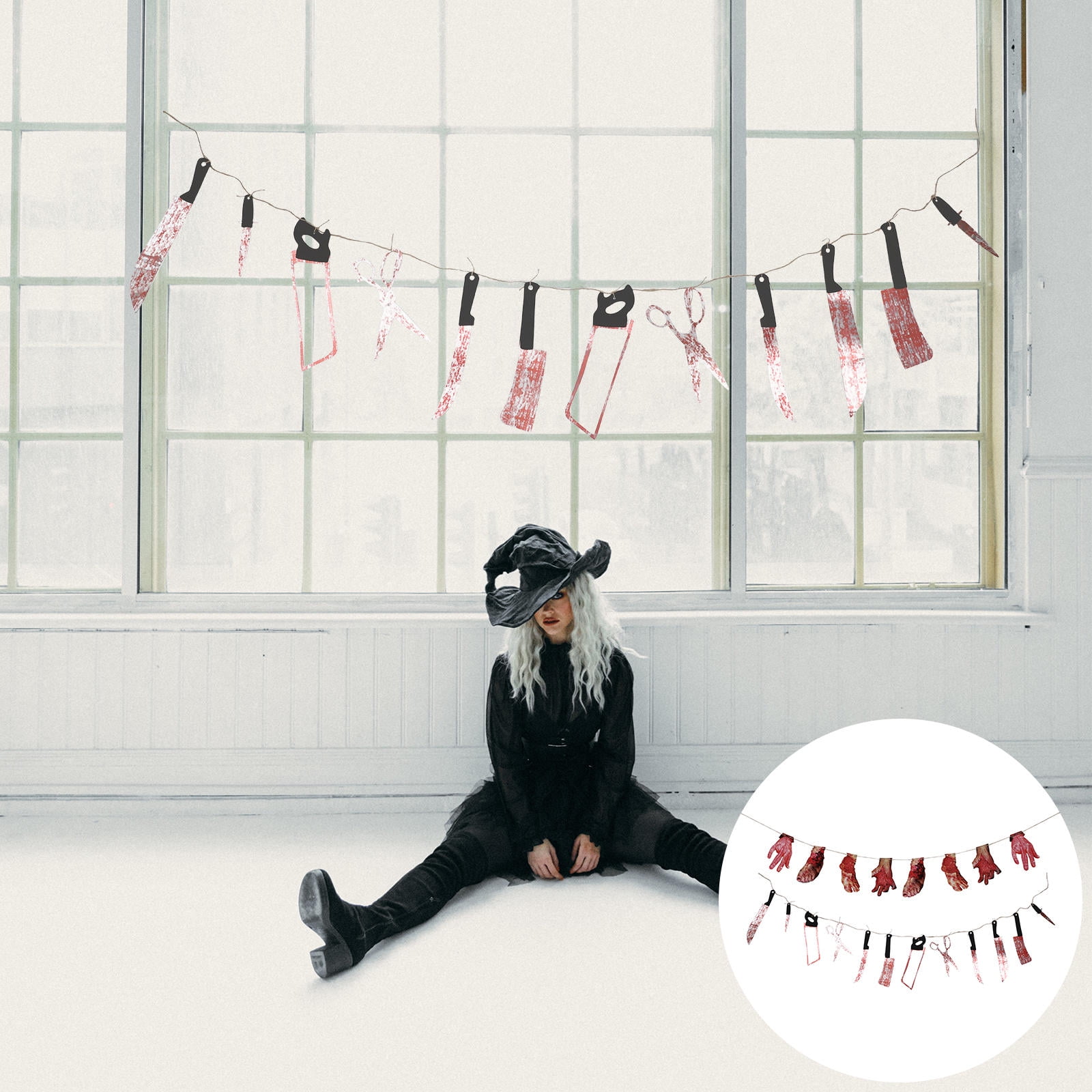 Raindrops Spooky Decor Scary Broken Hand Foot Parts Assorted Color 2 ...