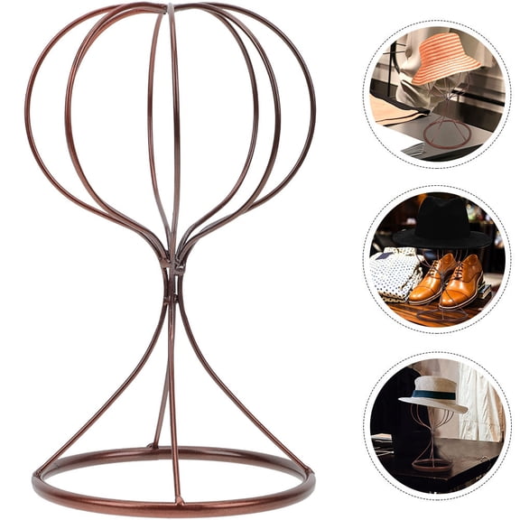Raindrops  Hat Rack Display Base Stand Multiple Hats for Men Desktop Man