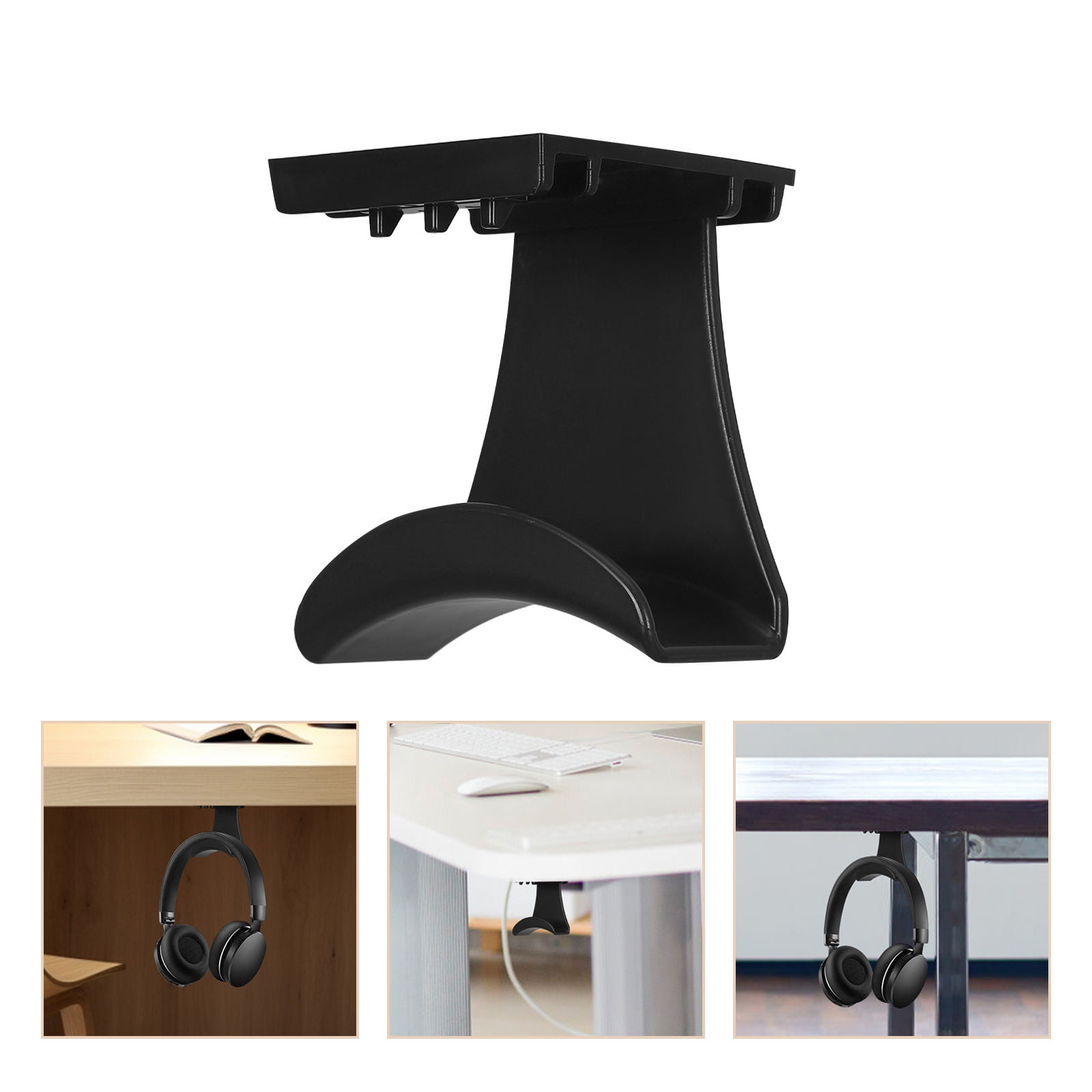 Headphone Pvc Rack Raindrops Headphone Storage Wall Mounted Hanger under Desk Headset Rack ...