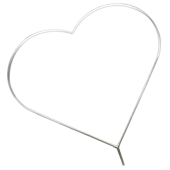 Raindrops Heart Shaped Balloon Arch Kit with Durable PVC Frames for White Color