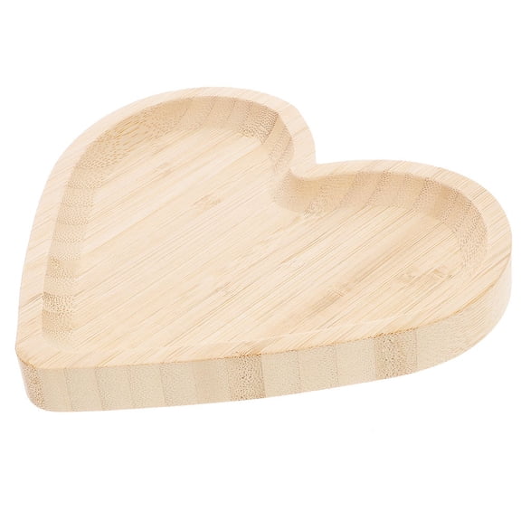 Raindrops Nut Serving Tray Khaki Wood 1Pack 11.8X10.6X0.8In