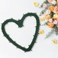thumbnail image 1 of Raindrops Diy Heart Shaped Wreath Form Sturdy Wreath Form For Festive Wall Hanging And Creative Crafting Diy Wreath Material Decorative Heart Wreath Frame, 1 of 7