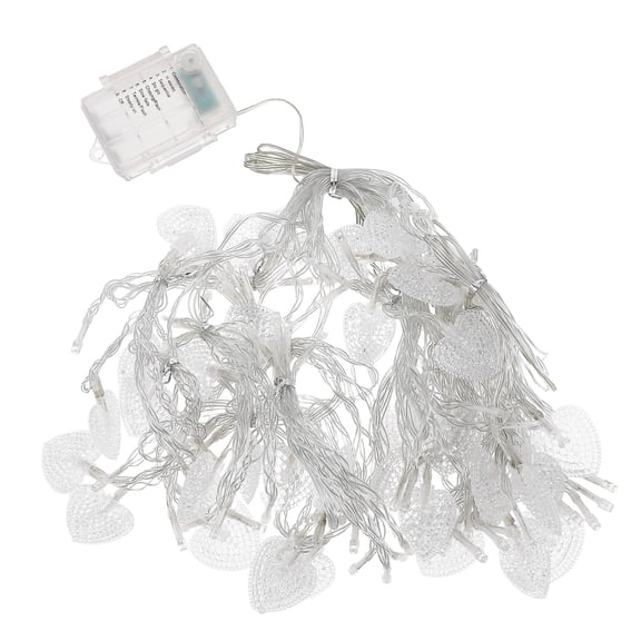 Raindrops  Heart Valentines Day Window Lights Decor Curtain Decoration