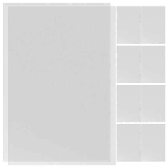 Raindrops Heat Shrink Plastic Sheets 10Pack Material For Diy Making Supplies